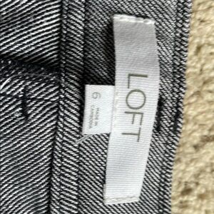 LOFT Charcoal Denim Pants